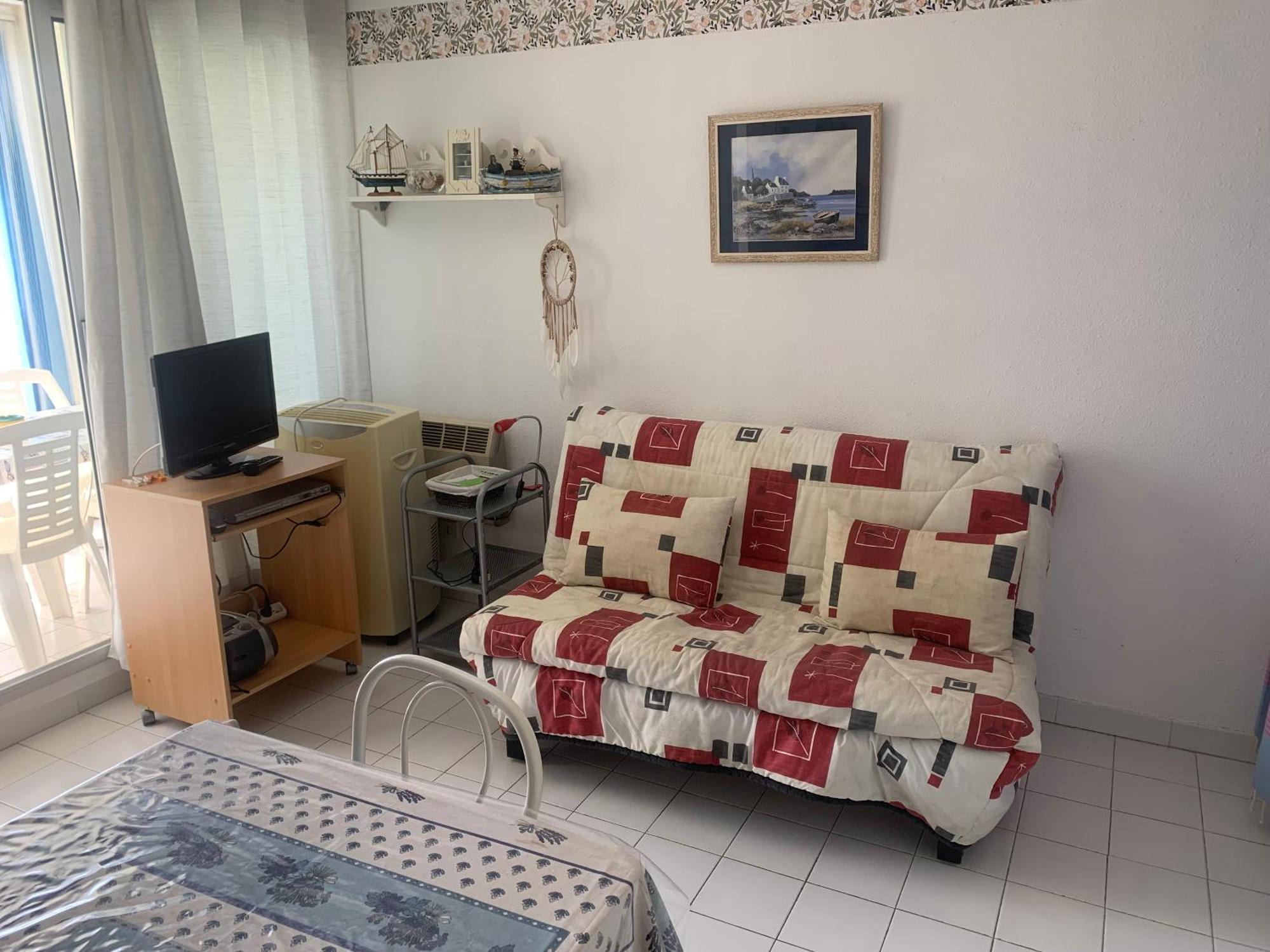 Vittoria Immobilier 6 -Reglement Sur Place - Cheques Vacances Acceptes La Grande-Motte Rom bilde